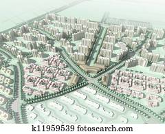 wireframe residential community