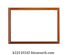 Wooden picture frame. Wooden picture frame.