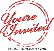 You're Invited RSVP Invite Stamp You're Invited RSVP Invite Stamp