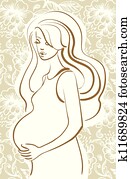 אישה בהריון