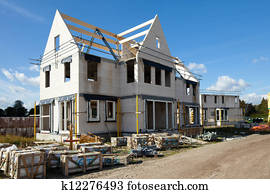 בנין, a, משפחה חדשה, בית