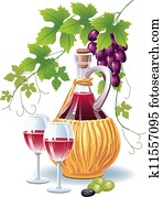 בקבוק של יין