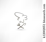 כובע של טבח, איקון