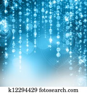 כחול, אורות של חג ההמולד, רקע