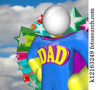 סופרגיבור, אבא, גיבור על, אבא, תלבושת