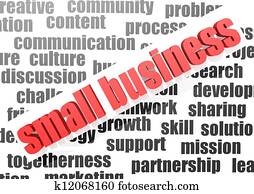 עסק, עבודה, של, עסק קטן
