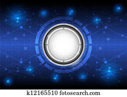 עתיד, דיגיטלי, מושג, טכנולוגיה, רקע