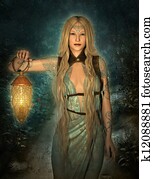 קבלת פנים, ל, ה, שטח מיוער, תחום