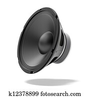 שחור, רמקול