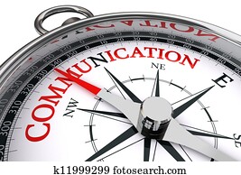 תקשורת, אדום, מילה, ב, קונצפטואלי, מצפן