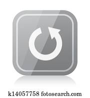 円形にされる 広場 繰り返し アイコン で 反射 クリップアート 切り張り イラスト 絵画 集 K Fotosearch