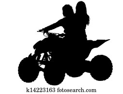 Atv 自動車 バギー 離れて 道 ベクトル イラスト クリップアート K Fotosearch