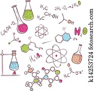 化学 フラスコ コレクション クリップアート 切り張り イラスト 絵画 集 K Fotosearch