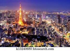 東京 日本 都市風景攝影圖庫 K Fotosearch