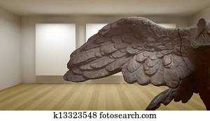 翼 空 ギャラリー ３ｄ 部屋 で ギリシャ語 Sculture 古代彫像 写真館 イメージ館 K Fotosearch