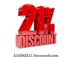 21, procent, discount.