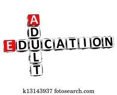 3D Adult Education Crossword 3D Adult Education Crossword