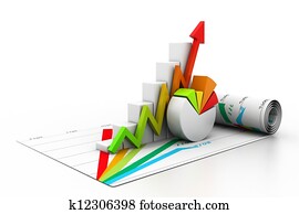 3d business growth graph 3d business growth graph