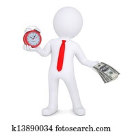 3d man changes the time on money 3d man changes the time on money