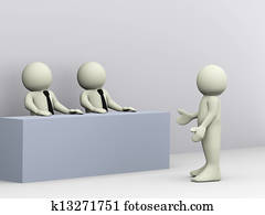 3d man job interview 3d man job interview
