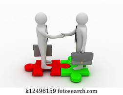 3d man shaking hands 3d man shaking hands