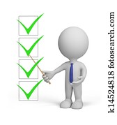 3d person businessman 3d person businessman