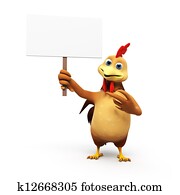 3d rendered illustration of a chicken 3d rendered illustration of a chicken
