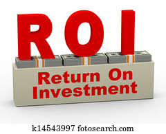 3d, roi, -, rendement van investering
