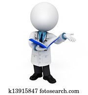 3d white people as doctor 3d white people as doctor