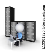 3d, žiadny, postava, a, značka, od, drviť, sterling.