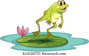 a, frosch, an, dass, teich a, frosch, an, dass, teich