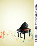 a, klavier, mit, a, g-clef, und, musical merkt a, klavier, mit, a, g-clef, und, musical merkt