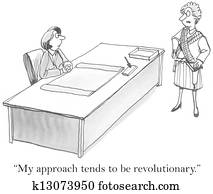 a, mulher, executivo, é, um, mudança, agente