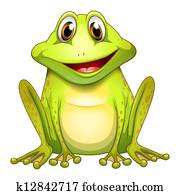 A smiling frog A smiling frog