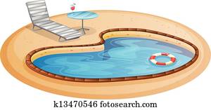 A swimming pool A swimming pool