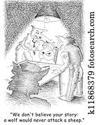 a, זאב, היה, מעולם לא, כאב, a, sheep
