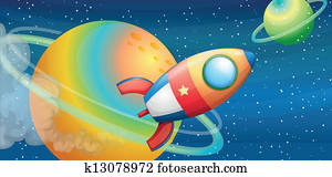 a, חללית, ב, ה, חלל החיצון