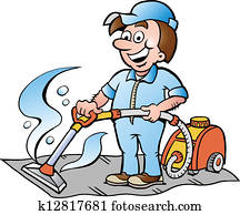 abbildung, von, a, belegen teppich reinigungsmittel