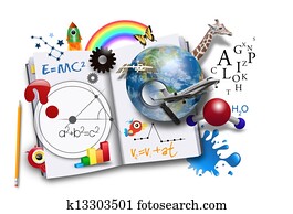 abertos, aprendizagem, livro, com, ciência, e, matemática