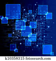 abstract technology abstract technology