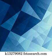 Abstract triangles blue background. Vector, EPS10 Abstract triangles blue background. Vector, EPS10