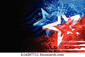 abstratos, bandeira americana, fundo