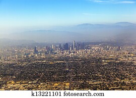aerial of Los Angeles aerial of Los Angeles