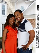 afrikansk amerikansk familie