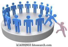 aide, joindre, haut, social, professionnels