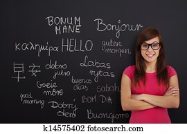 aprendizagem, estrangeiro, linguagens, 
