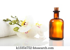 aromatherapy, e, óleo massagem