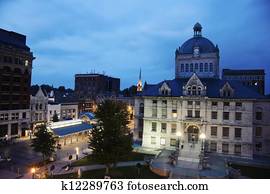 arquitetura velha, de, lexington