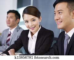 asian business people