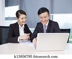 asian business people